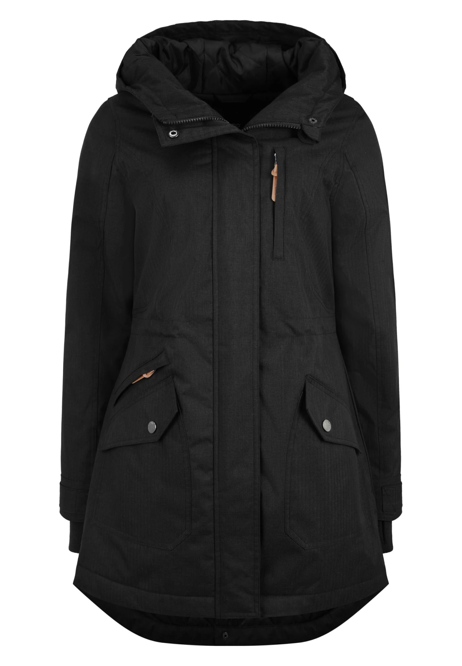 OXMO Oxbella - Parka - Black 6 OXMO Oxbella - Parka - Black - immagine 6
