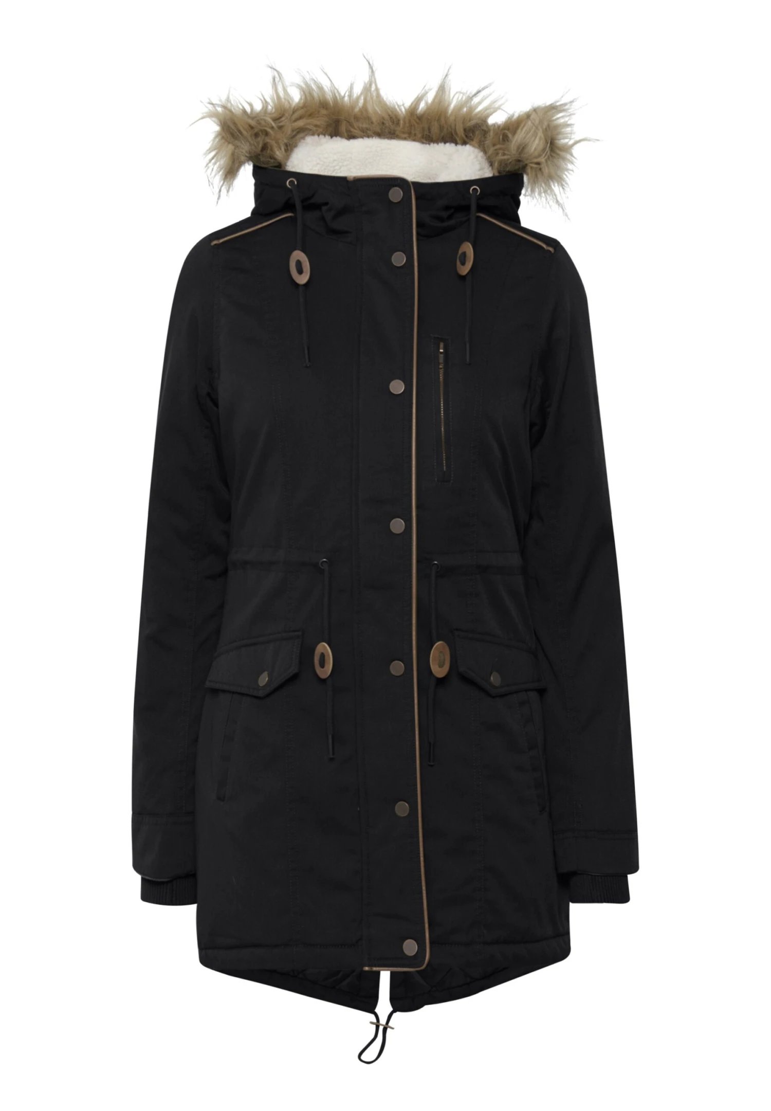 OXMO Oxanna - Parka - Black 6 OXMO Oxanna - Parka - Black - immagine 6