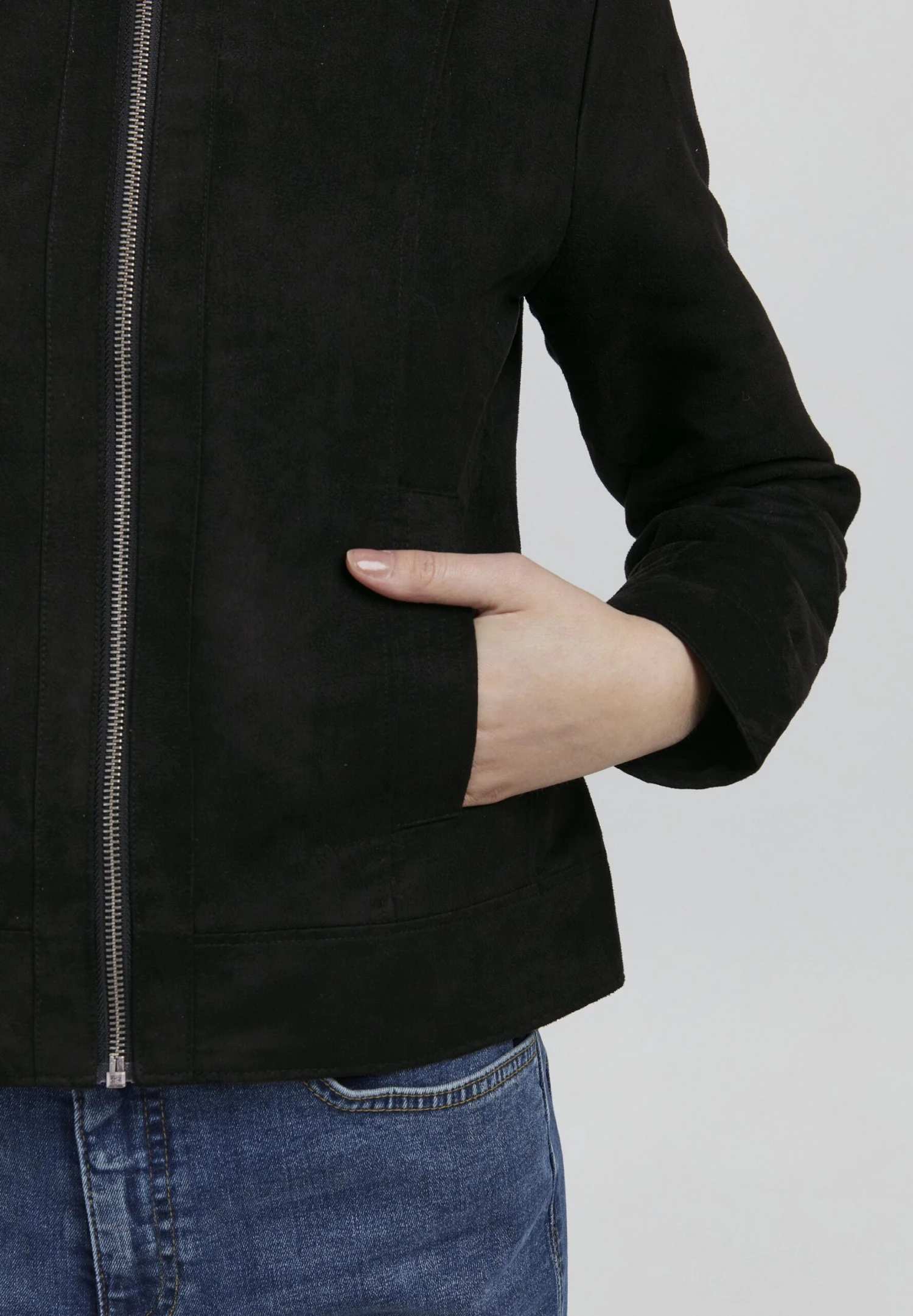 OXMO Peggy - Giacca In Similpelle - Black 5 OXMO Peggy - Giacca In Similpelle - Black - immagine 5