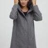 OXMO Oxnelina - Cappotto Invernale - Medium Grey Melange