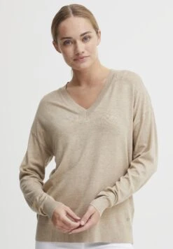 OXMO OxhelleMaglioneCement Melange Donna Maglieria 1OX21I02Y-C11