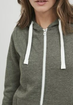 OXMO Olinda - Felpa Con Zip - Clim. Ivy -Zalando outlet f727e5a0778740fdba12bcea4fe12a8b