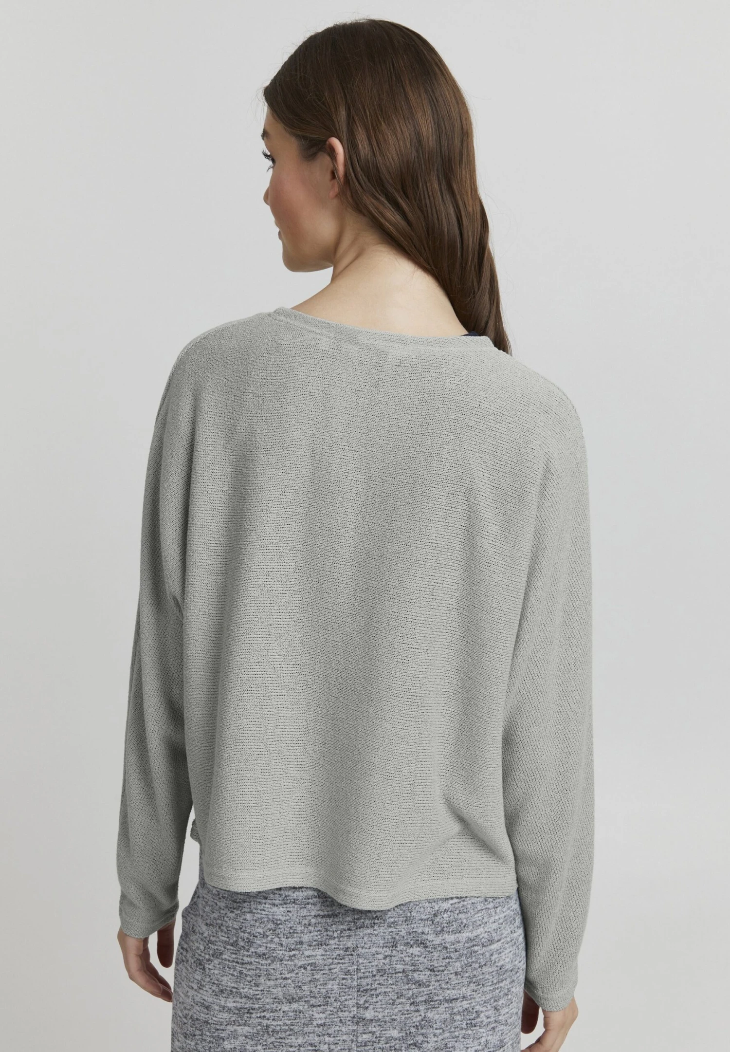 OXMO Kike - Cardigan - Aqua Gray 3 OXMO Kike - Cardigan - Aqua Gray - immagine 3