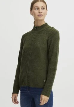 OXMO SalCardiganRifle Green Melange Donna Maglieria 1OX21I02G-C12