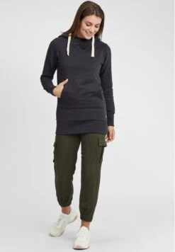 OXMO Oxjenny - Felpa Con Cappuccio - Black -Zalando outlet fae6a98be541480f8631977b31d09f2a