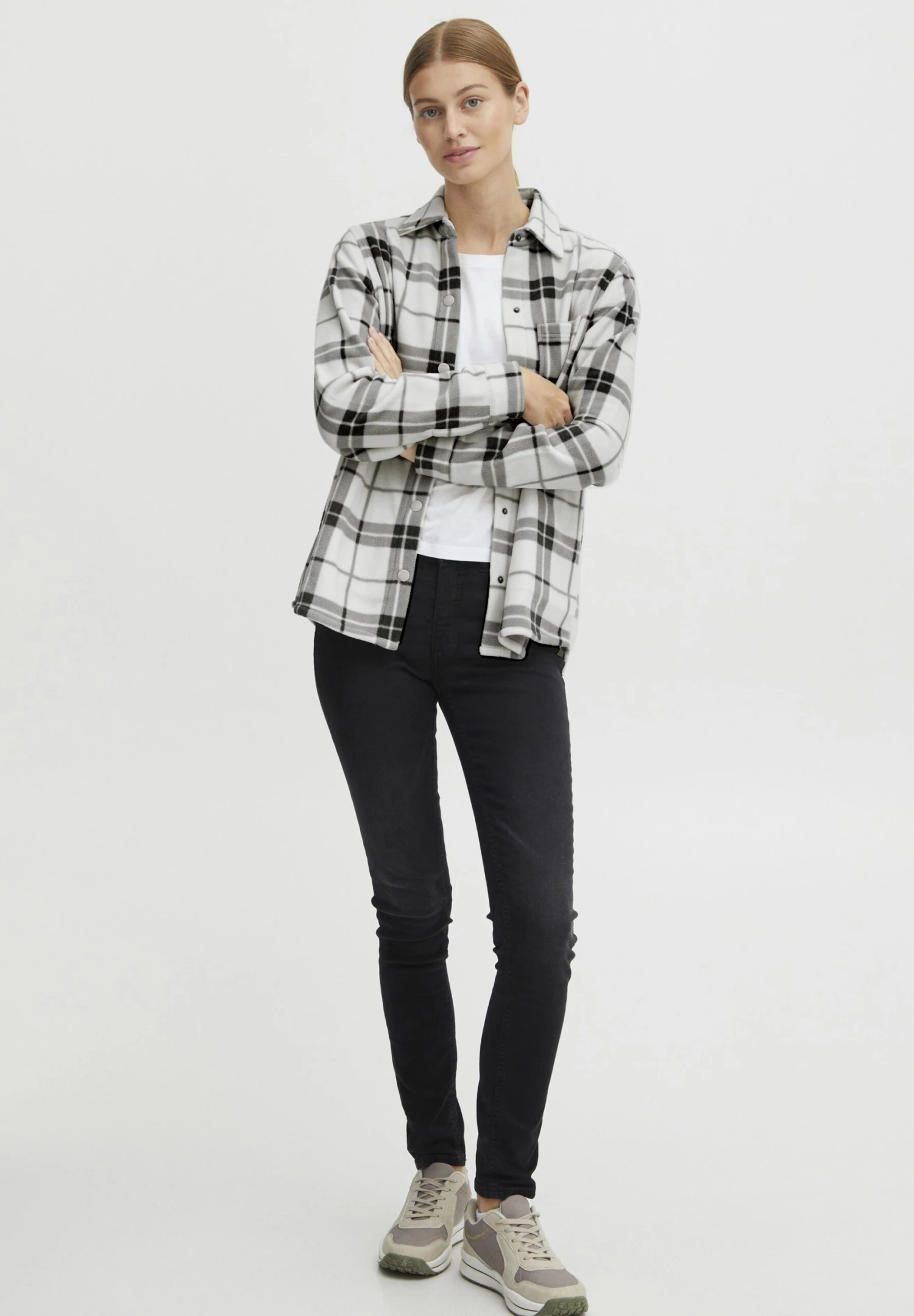 OXMO OxchiaGiacca In PileAsphalt Donna Felpe 1OX21I02I-C11 2 OXMO OxchiaGiacca In PileAsphalt Donna Felpe 1OX21I02I-C11 - immagine 2