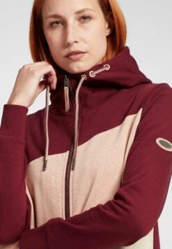 OXMO Oxaggi - Felpa Con Zip - Wine Red -Zalando outlet fc6892fad5ce434f9ffe4dcd680b390a