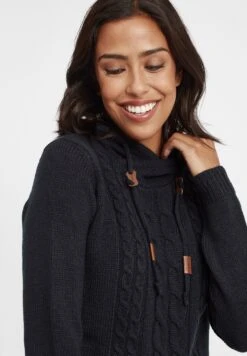 OXMO Oxcable - Felpa Con Cappuccio - Black -Zalando outlet fcfa5292c40a4d138cfc7d09f7cccd45