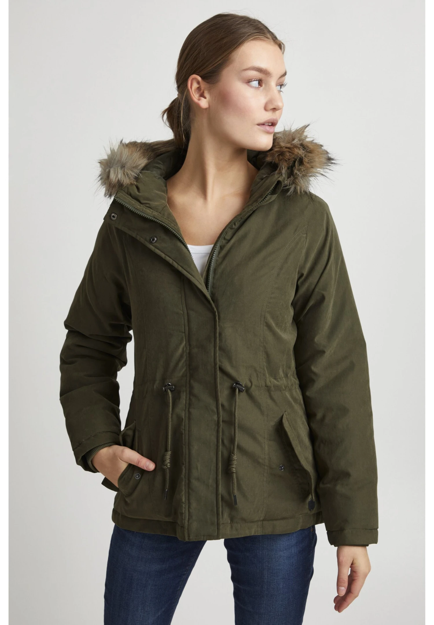 OXMO Oxlona - Cappotto Invernale - Ivy Green 1 OXMO Oxlona - Cappotto Invernale - Ivy Green