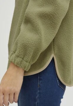 OXMO OxpialaFelpa In PileOil Green Donna Felpe 1OX21J01K-C11 -Zalando outlet ff618a1780894d35851c6c82be864f34